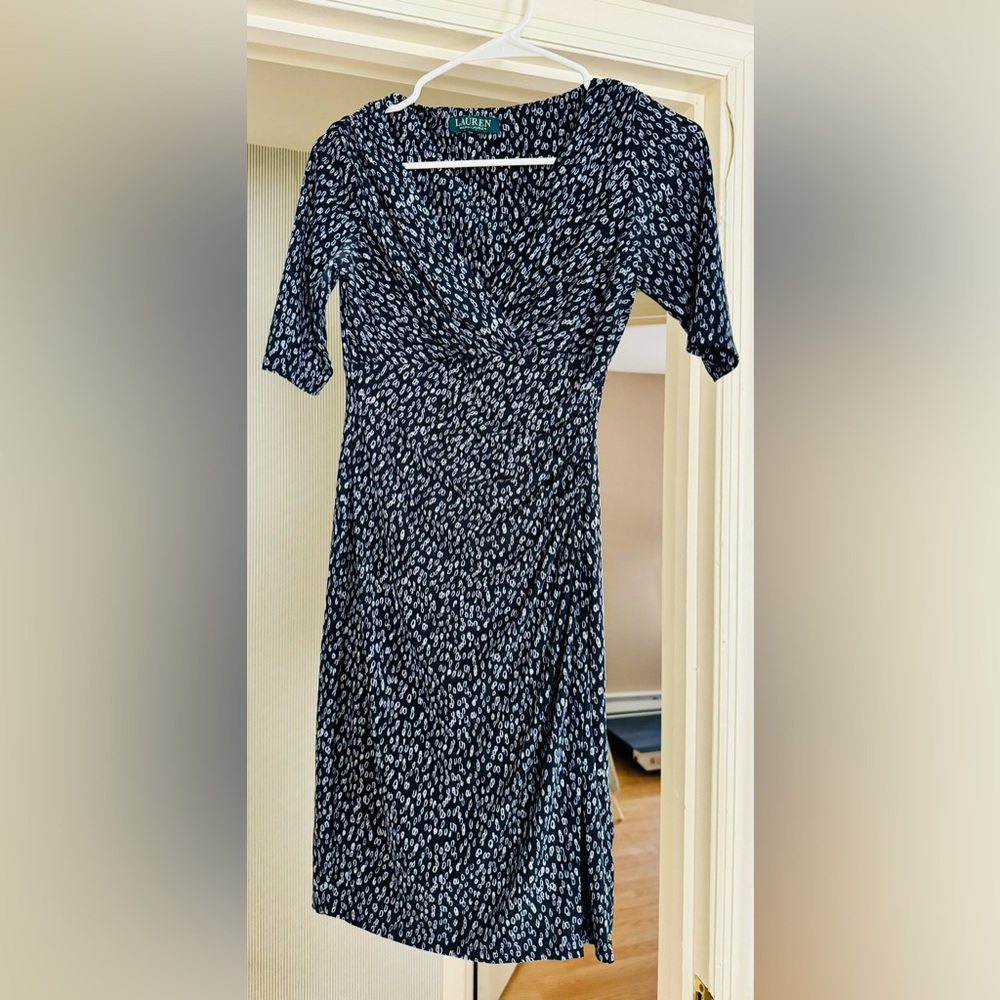 Ralph Lauren short sleeve officewear body con dress